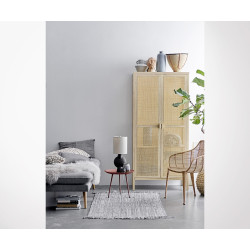 Grande armoire naturelle cannage BAYA - Bloomingville
