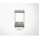 Etagère design métal doré et bois JULIE - Bloomingville
