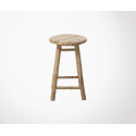 Lot de 2 tabourets bambou style bohème KOMI - Bloomingville