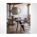 Lot de 2 tabourets bambou style bohème KOMI - Bloomingville