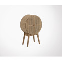 Armoire ronde rotin style bohème ethnique LOCA - Bloomingville