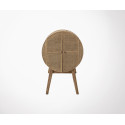 Armoire ronde rotin style bohème ethnique LOCA - Bloomingville