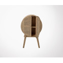 Armoire ronde rotin style bohème ethnique LOCA - Bloomingville