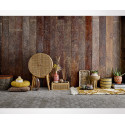 Armoire ronde rotin style bohème ethnique LOCA - Bloomingville
