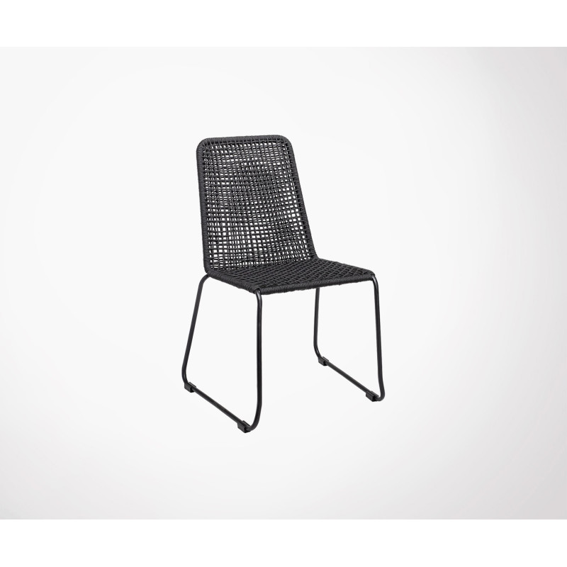 Lot de 2 chaises design extérieur OLI - Bloomingville