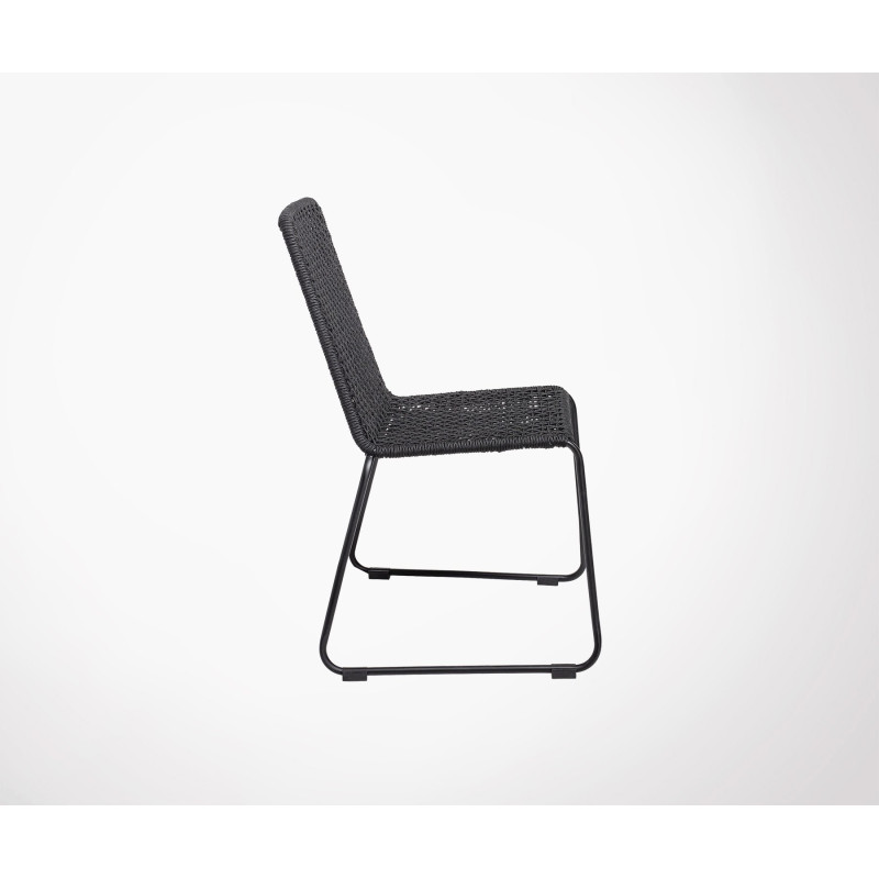 Lot de 2 chaises design extérieur OLI - Bloomingville
