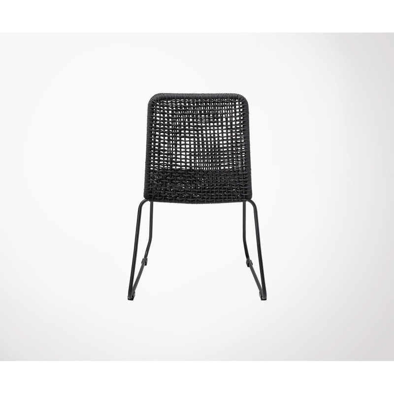 Lot de 2 chaises design extérieur OLI - Bloomingville