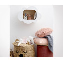 Pouf rond en tissu style vintage ROMI - Bloomingville