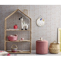 Pouf rond en tissu style vintage ROMI - Bloomingville