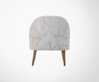 Petit fauteuil vintage tissu et bois SAFA - Bloomingville