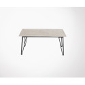 Table basse béton et métal SAM - Bloomingville