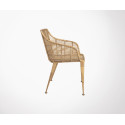 Chaise rotin lounge style bohème ZATA - Bloomingville