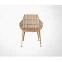 Chaise rotin lounge style bohème ZATA - Bloomingville