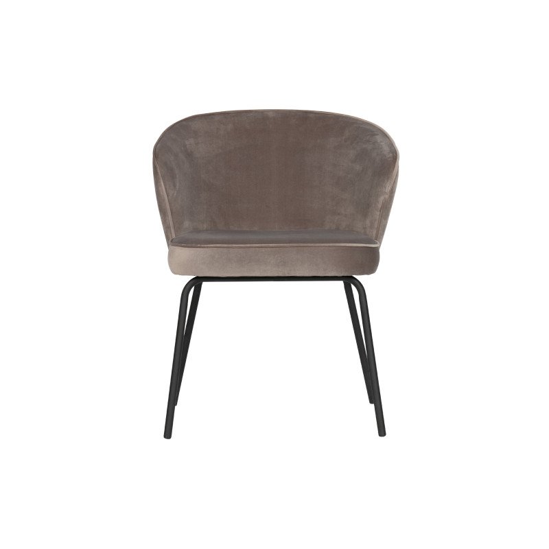 Chaise moderne velours HASH