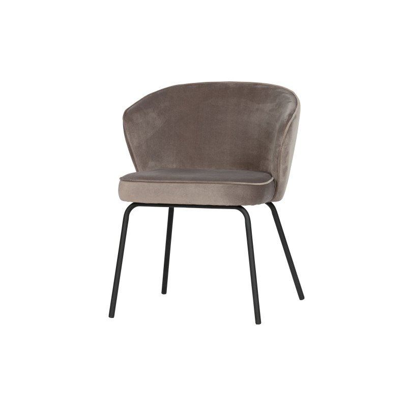 Chaise moderne velours HASH