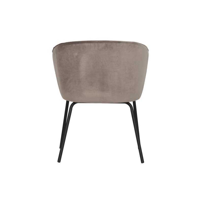 Chaise moderne velours HASH