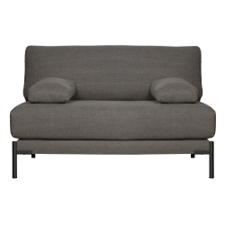 Petit canapé moderne 2 places tissu NOVA