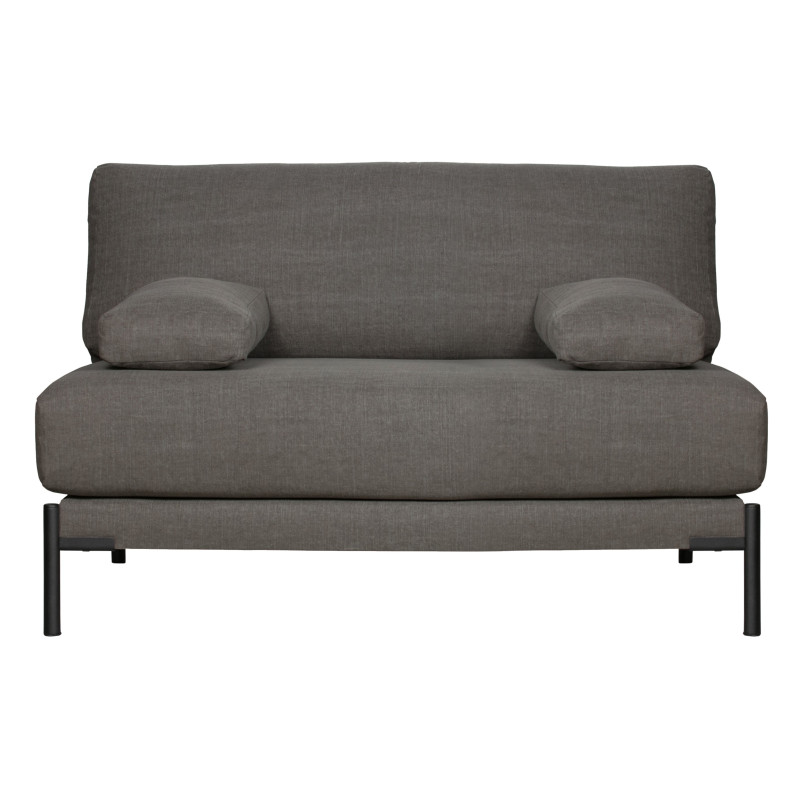 Petit canapé moderne 2 places tissu NOVA
