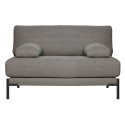 Petit canapé moderne 2 places tissu NOVA