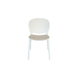 Chaise moderne empilable int/ext PILINE