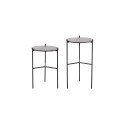 Lot de 2 tables d'appoint verre CELIA - Bloomingville
