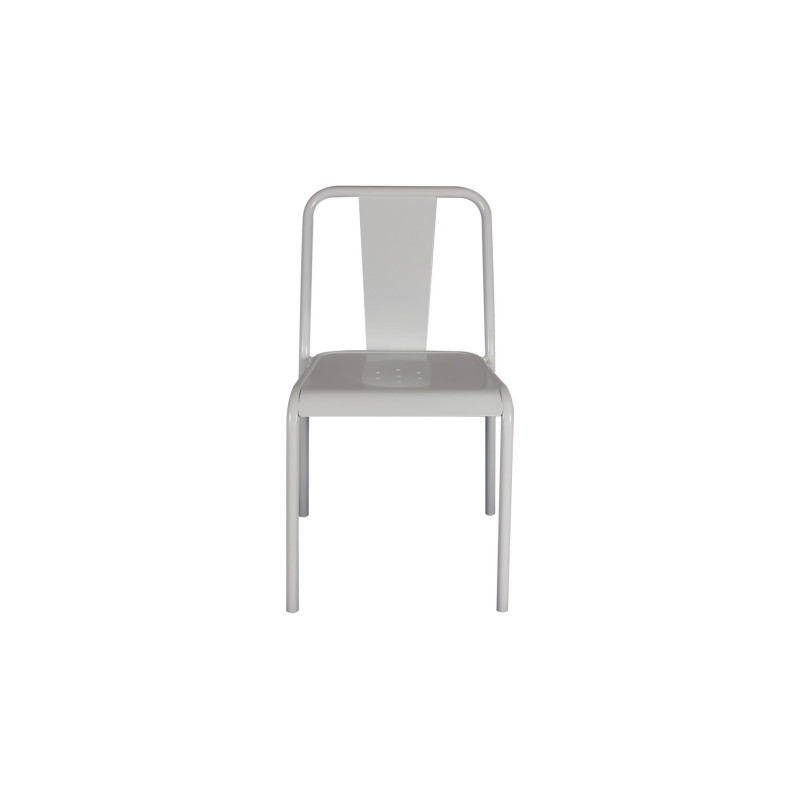 Lot de 2 chaises de café empilables PAULIN