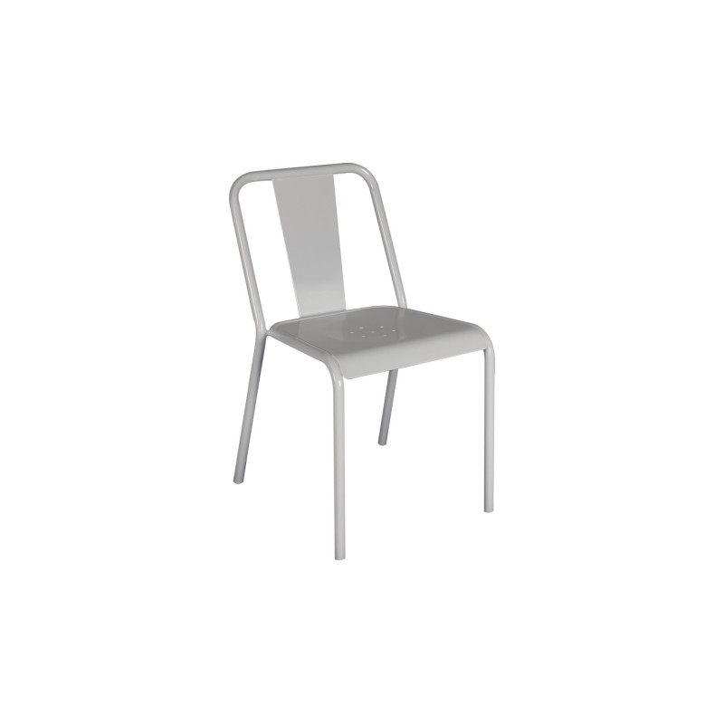 Lot de 2 chaises de café empilables PAULIN