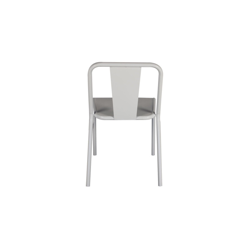 Lot de 2 chaises de café empilables PAULIN