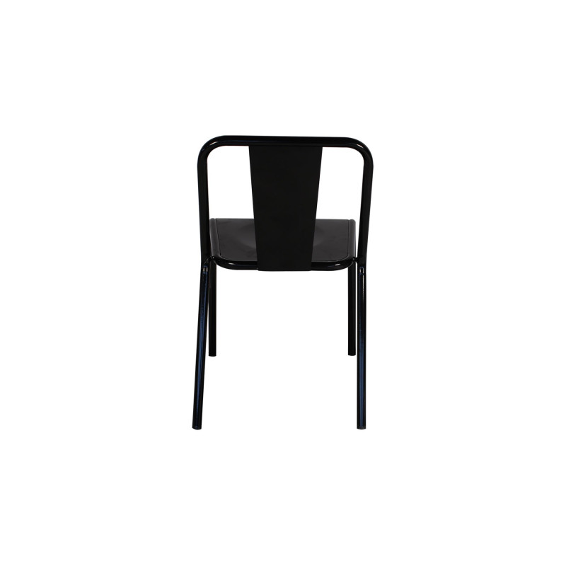 Lot de 2 chaises de café empilables PAULIN