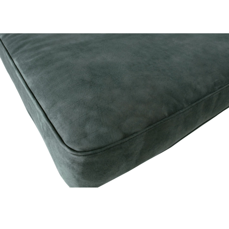 Canapé angle droit aspect daim BRINA