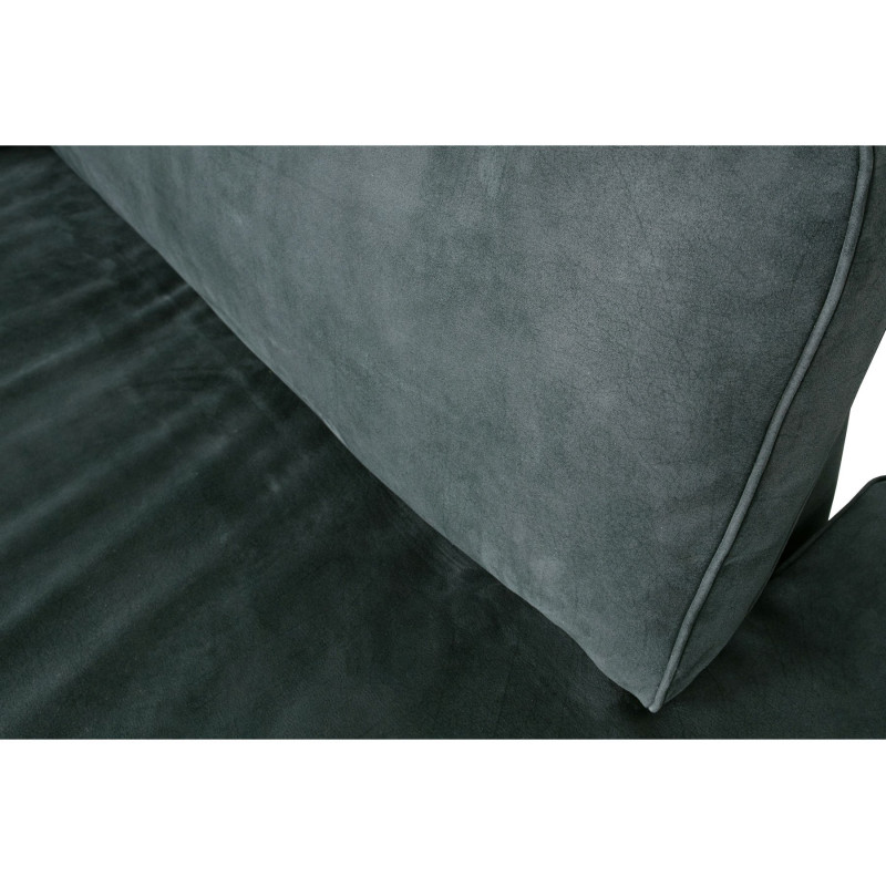 Canapé angle droit aspect daim BRINA