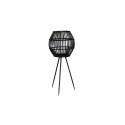 Lampe à poser rotin et métal-DONNA