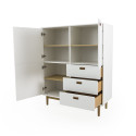 Buffet haut scandinave 3 portes-VIA