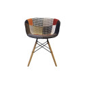 Fauteuil Rembourré Patchwork RAY - Couleurs au choix