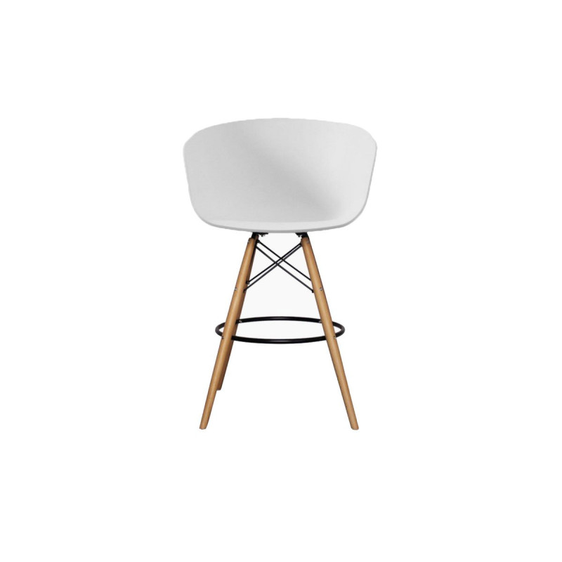 Tabouret de bar design nordique MOND - Couleurs au choix