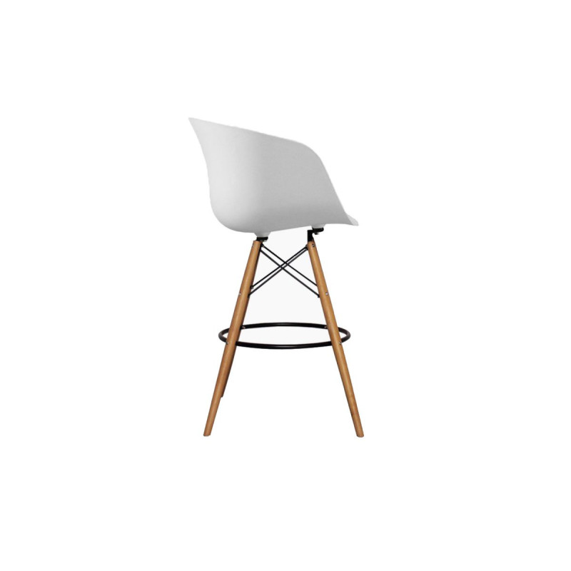Tabouret de bar design nordique MOND - Couleurs au choix