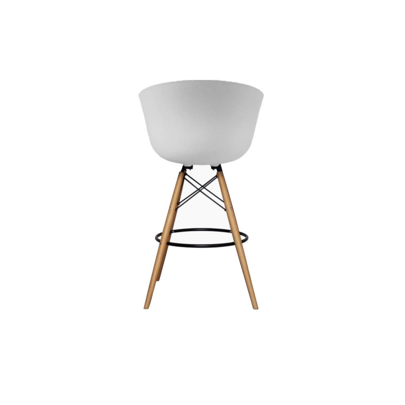 Tabouret de bar design nordique MOND - Couleurs au choix