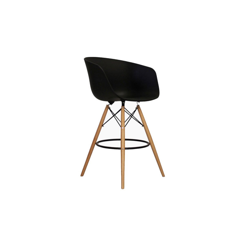 Tabouret de bar design nordique MOND - Couleurs au choix