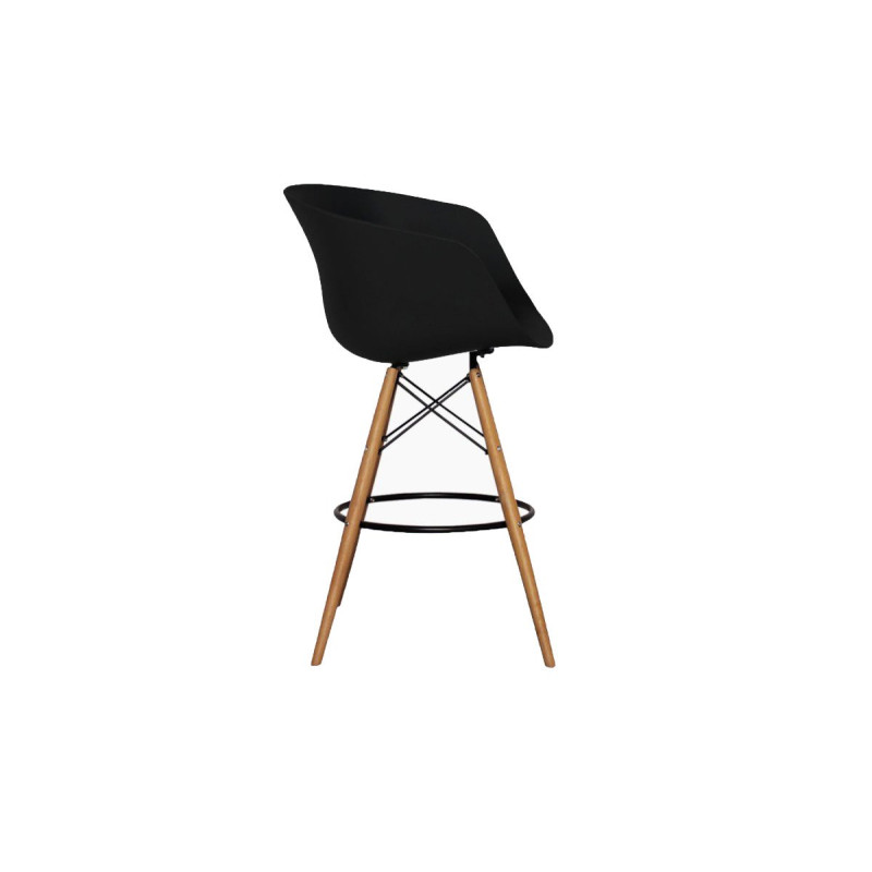 Tabouret de bar design nordique MOND - Couleurs au choix