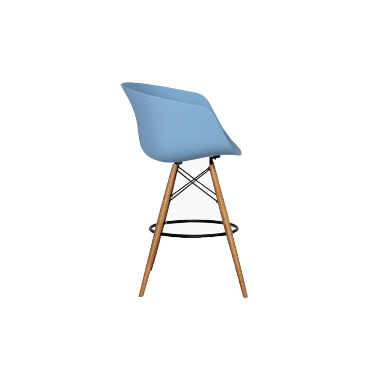 Tabouret de bar design nordique MOND - Couleurs au choix