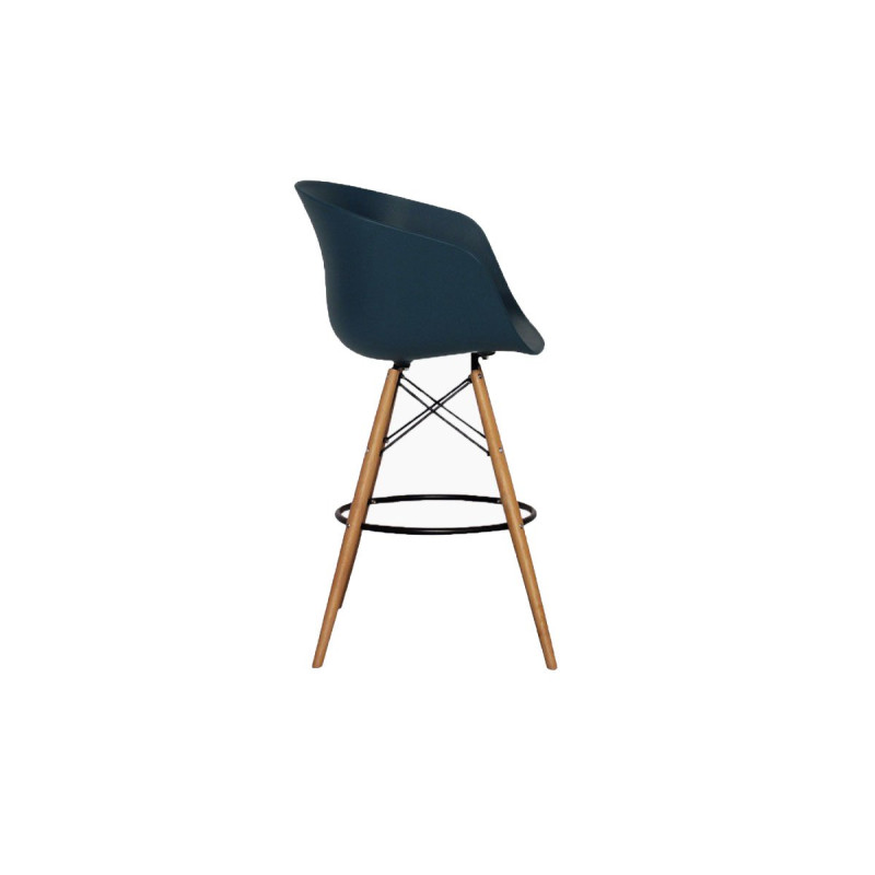 Tabouret de bar design nordique MOND - Couleurs au choix