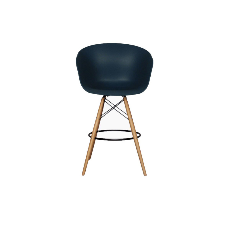 Tabouret de bar design nordique MOND - Couleurs au choix