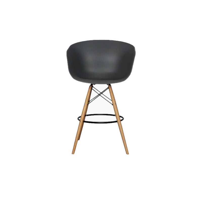 Tabouret de bar design nordique MOND - Couleurs au choix