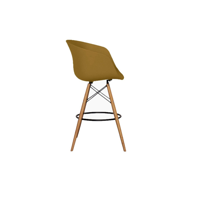 Tabouret de bar design nordique MOND - Couleurs au choix