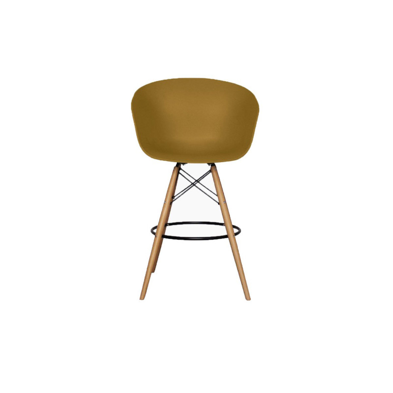 Tabouret de bar design nordique MOND - Couleurs au choix