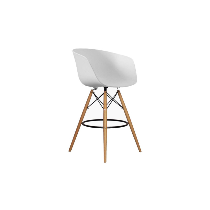 Tabouret de bar design nordique MOND - Couleurs au choix