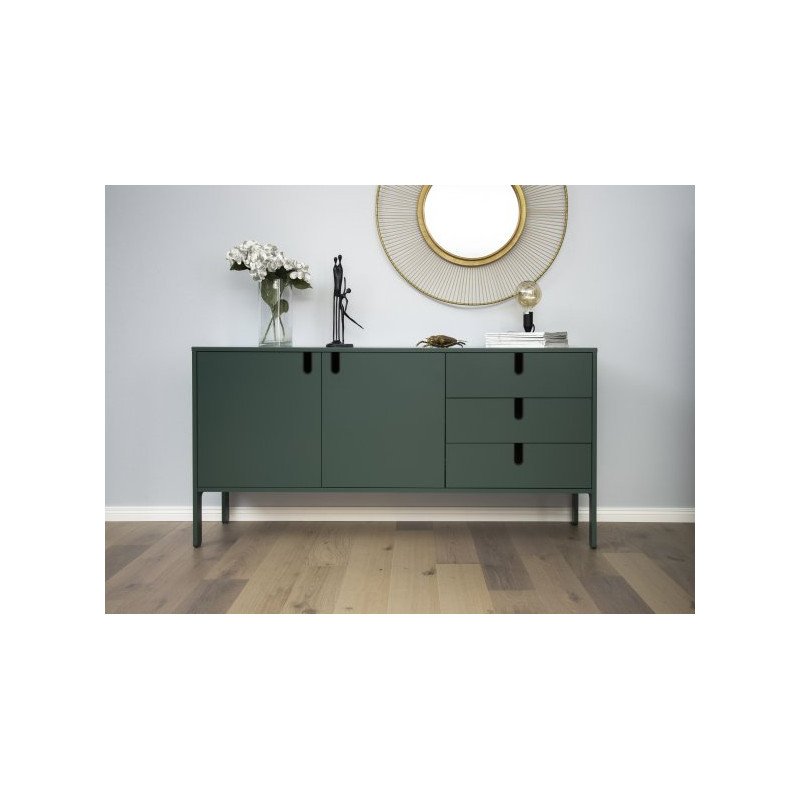 Buffet bas 2 portes et 3 tirroirs scandinave-FETI