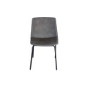 Lot 2 chaises design simili cuir HARONA