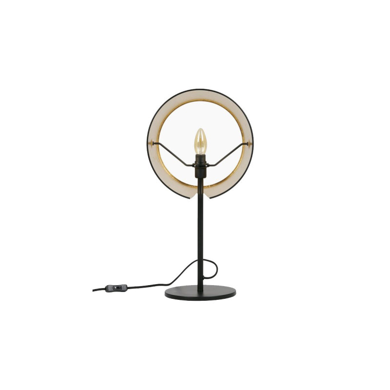 Lampe de table métal noir style antique HOTAL