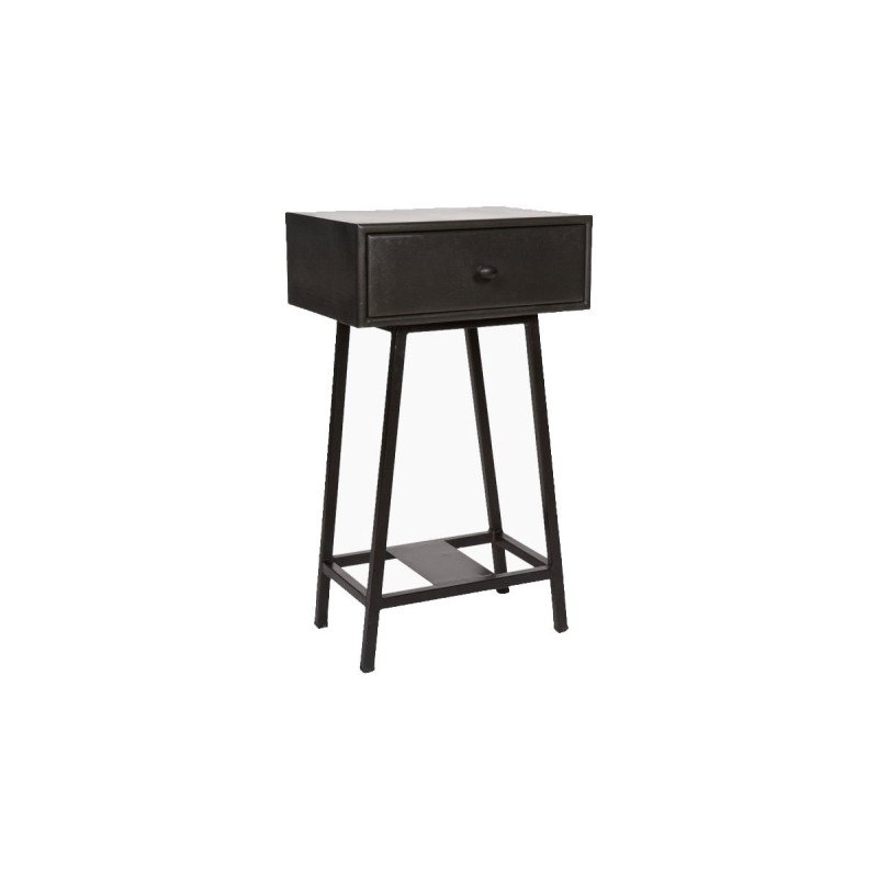 Table d'appoint vintage bois vieilli SKYBOX - BePureHome